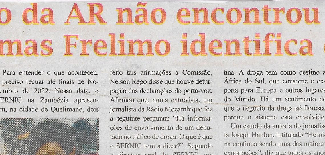 Inquérito da Assembleia da República (AR) não encontrou o “barão” mas Frelimo identifica quatro – 01 de Março de 2023