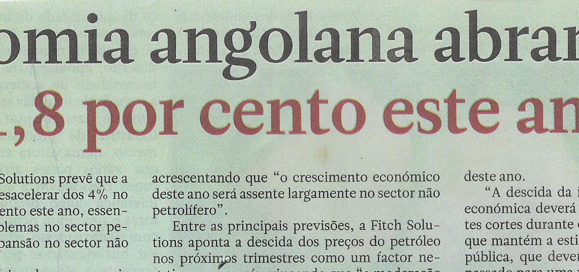 Economia angolana abranda para 1,8 por cento este ano – 08 de Março de 2023
