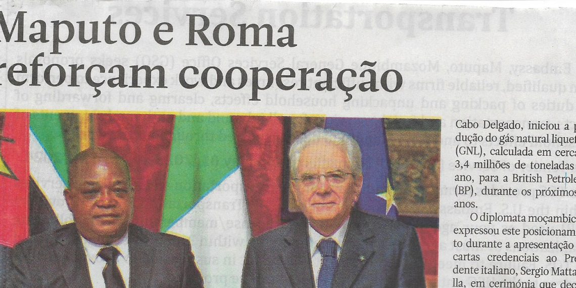 Maputo e Roma reforçam cooperação – 02 de Março de 2023