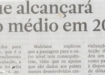Moçambique alcançará rendimento médio em 2030 – 08 de Março de 2023