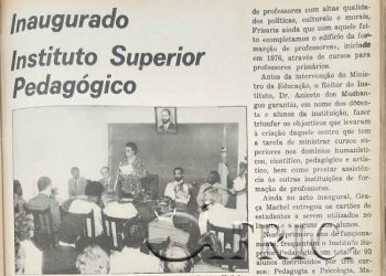 Inaugurado Instituto Superior Pedagógico – 31 de Agosto de 1986