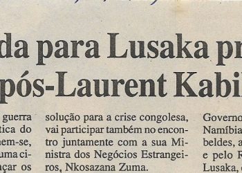 Agendada para Lusaka primeira cimeira pós-Laurent Kabila – 12 de Fevereiro de 2001