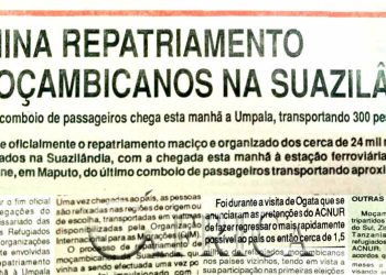 Termina repatriamento de moçambicanos na Suazilândia – 03 de Junho de 1994