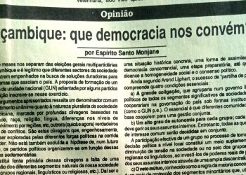 Moçambique: que democracia nos convém? – 01 de Junho de 1994