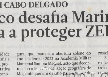 Terrorismo em Cabo Delgado: Académico desafia Marinha de Guerra a proteger Zona Económica Especial (ZEE) – 02 de Abril de 2022