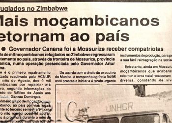 Refugiados no Zimbabwe: Mais moçambicanos retornam ao país – 09 de Agosto de 1994