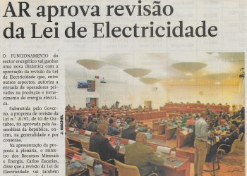 Assembleia da República aprova revisão da Lei de Electricidade – 31 de Março de 2022