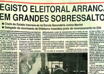 Registo eleitoral arranca sem grandes sobressaltos – 02 de Junho de 1994