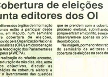 Cobertura de eleições junta editores dos OI – 16 de Junho de 1994