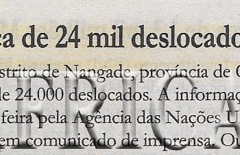 Nangade já tem cerca de 24 mil deslocados – 29 de Março de 2022