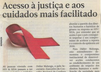 Pessoas vivendo co HIV: Acesso à justiça e aos cuidados mais facilitados – 20 de Abril de 2022