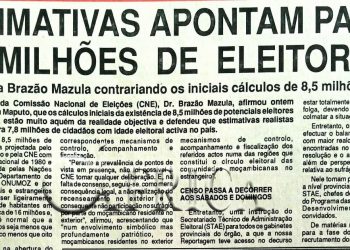 Estimativas apontam para 7,8 milhões de eleitores – 26 de Julho de 1994