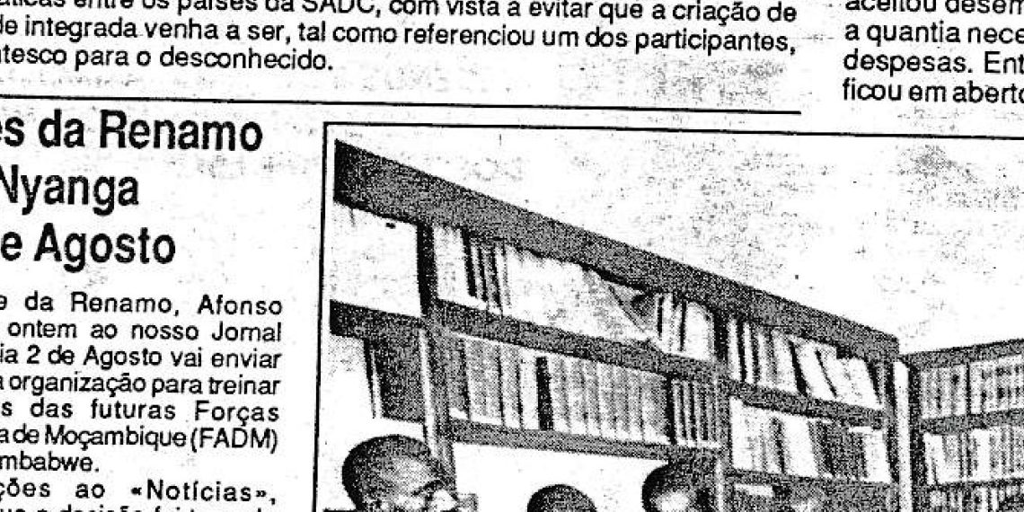 Instrutores da Renamo vão para Nyanga no dia 2 de Agosto – 30 de Julho de 1993