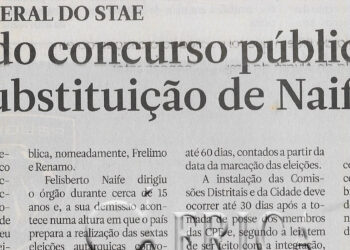 Director Geral do STAE: Lançado concurso público para substituição de Naife – 18 de Abril de 2022