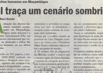 Direitos humanos em Moçambique: AI traça um cenário sombrio – 01 de Abril de 2022