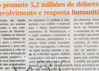 Japão promete 5,2 milhões de dólares para desenvolvimento e resposta humanitária – 10 de Março de 2022