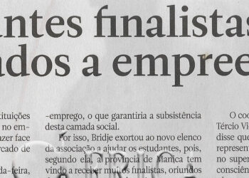 Estudantes finalistas desafiados a empreender – 09 de Novembro de 2022