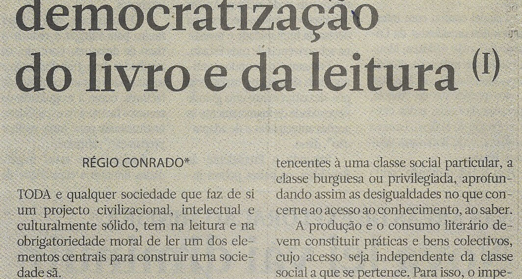 Do manifesto literário para a democratização do livro e da leitura – 09 de Junho de 2022