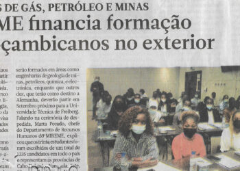 Nas áreas de gás, petróleo e minas: MIREME financia formação de moçambicanos no exterior – 10 de Junho de 2022