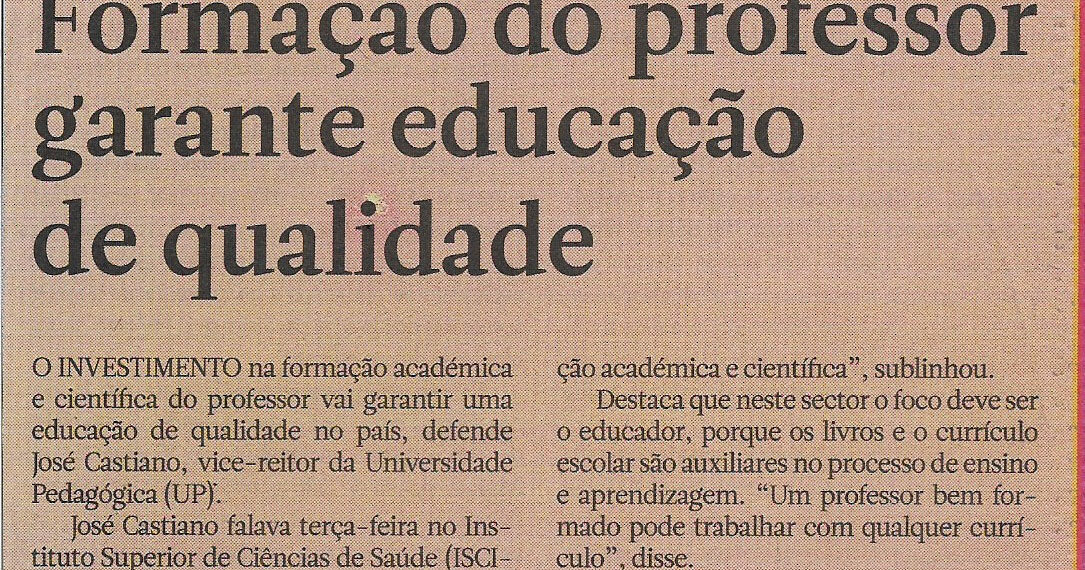 José Castiano, Vice-Reitor da UP: Formação do professor garante educação de qualidade – 09 de Junho de 2022