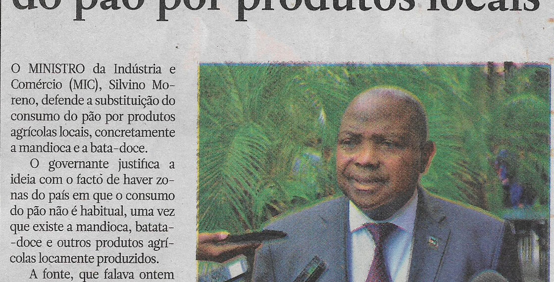 Crise de trigo no mercado: MIC sugere substituição do pão por produtos locais – 07 de Junho de 2022