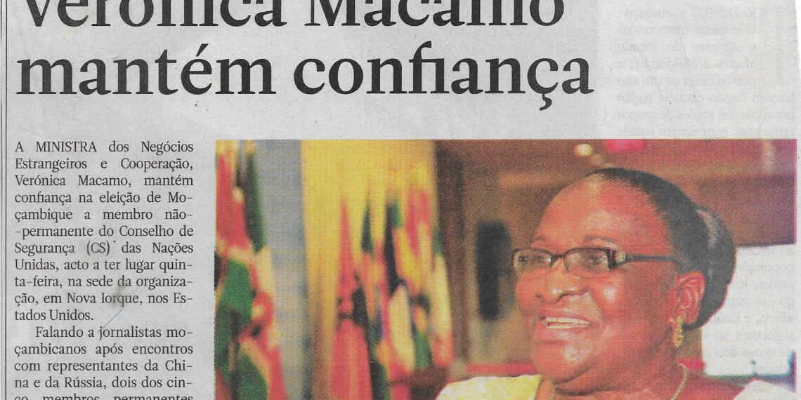 Eleição a membro do CS: Verónica Macamo mantém confiança – 07 de Junho de 2022