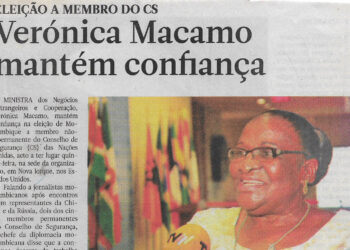Eleição a membro do CS: Verónica Macamo mantém confiança – 07 de Junho de 2022