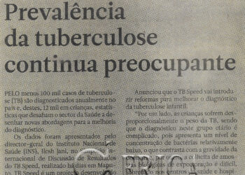 Prevalência da tuberculose continua preocupante – 13 de Junho de 2022