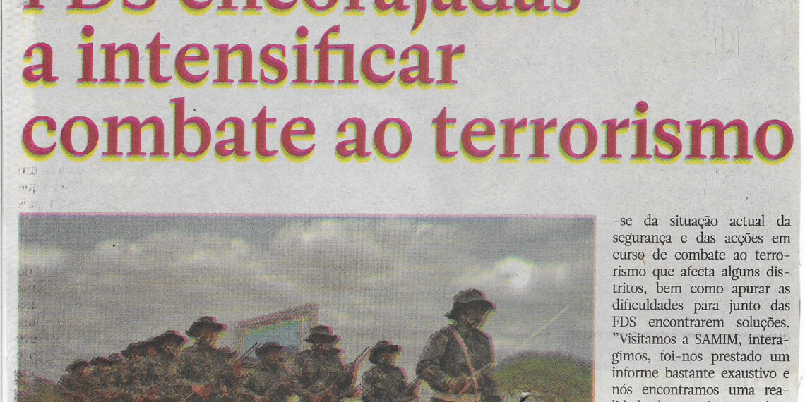 FDS encorajadas a intensificar combate ao terrorismo – 13 de Junho de 2022