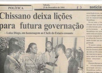 Chissano deixa lições para futura governação – 25 de Dezembro de 2004