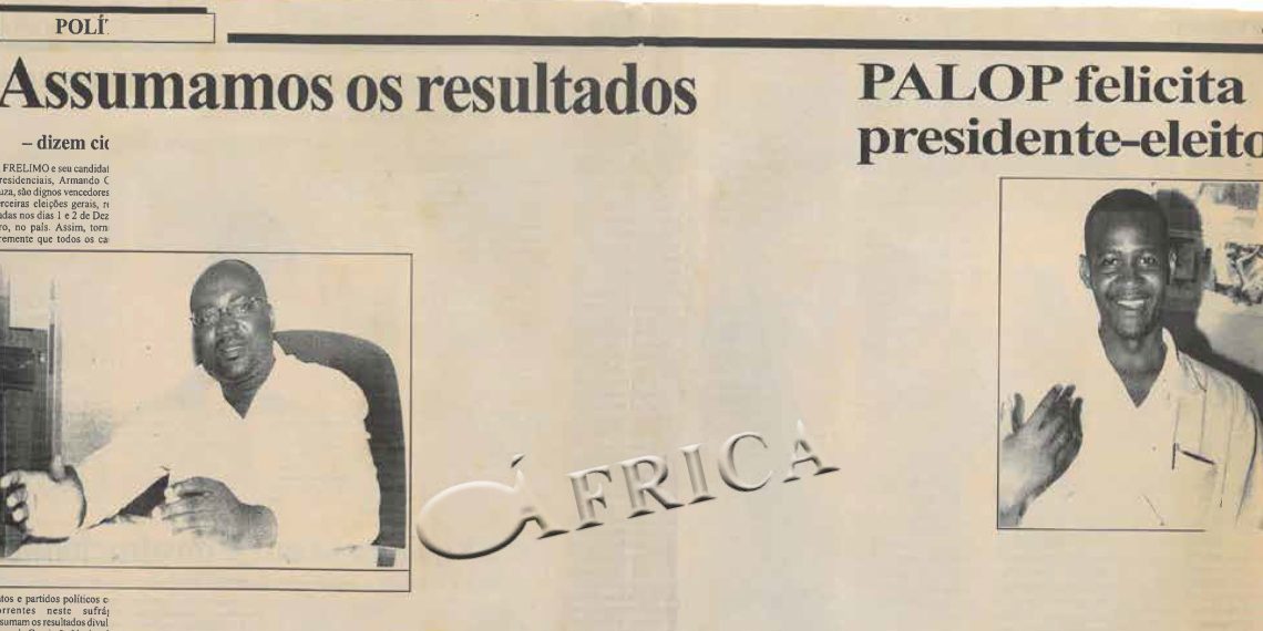Assumamos os resultados das Eleições Presidenciais – 25 de Dezembro de 2004