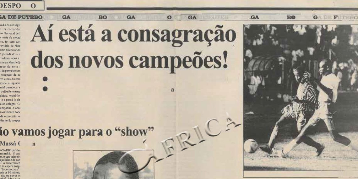 Aí está a consagração dos novos campeões! – 20 de Novembro de 2004