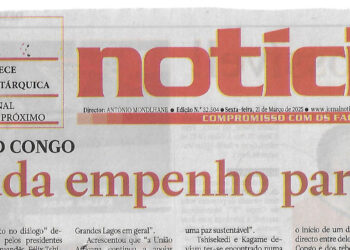 Conflito na RD Congo: UA saúda empenho para a paz – 21 de Março de 2025
