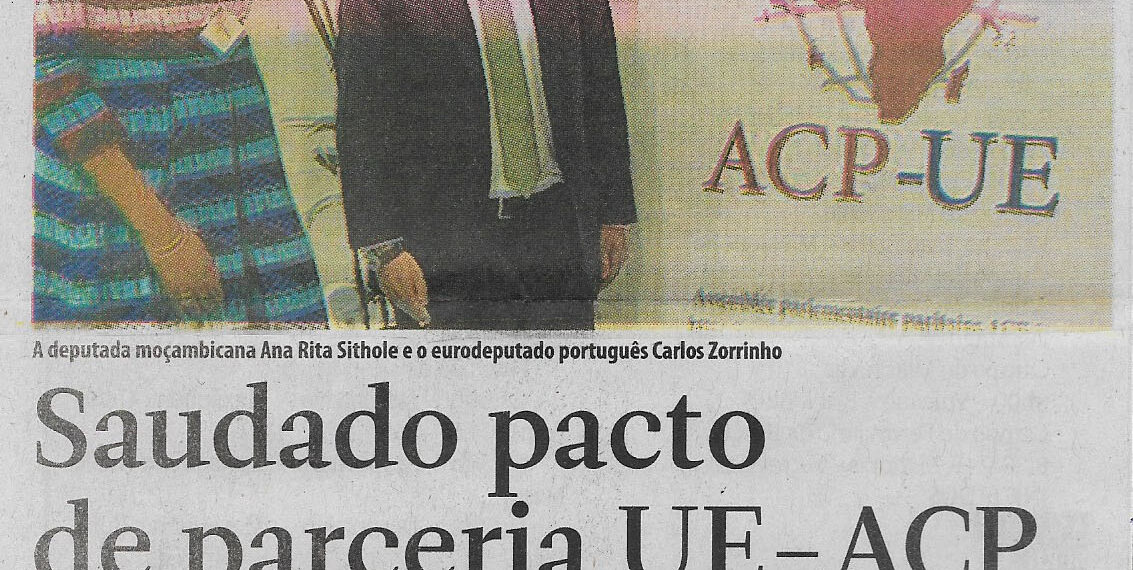 A deputada moçambicana Ana Ritha e o eurodeputado português Carlos Zorrinho – Saudado pacto de parceria EU-ACP – 21 de 07 de 2023 (Notícias)