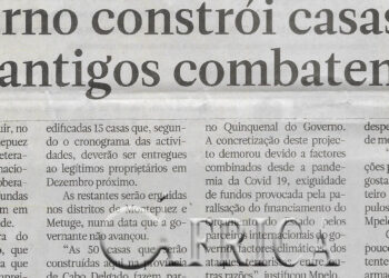 Governo constrói casas para antigos combatentes – 01 de Julho de 2023 (Notícias)