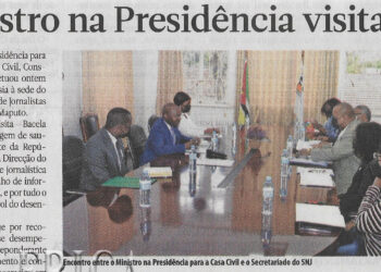 Ministro na Presidência visita Sindicato Nacional de Jornalistas (SNJ) – 25 de Agosto de 2022 (Jornal Notícias)