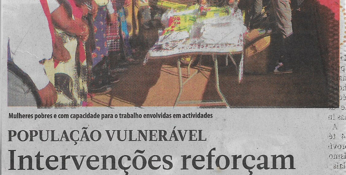 População vulnerável: Intervenções reforçam protecção social no país – 20 de Julho de 2023 (Notícias)