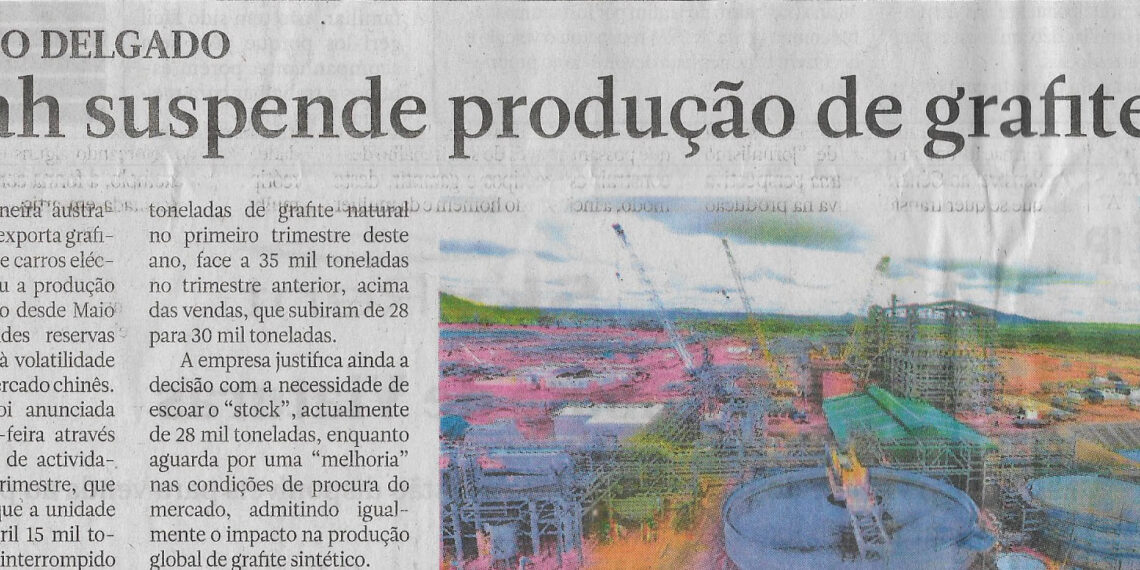 Em cabo Delgado: Syrah suspende produção de grafite – 20 de Julho de 2023 (Notícias)
