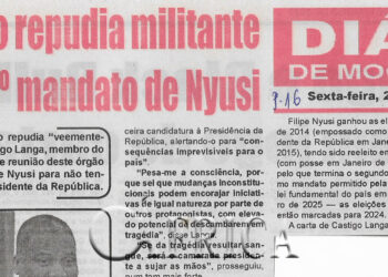 CP da Frelimo repudia militante opositor de 3° mandato de Nyussi – 23 de Setembro de 2022 (Diário de Moçambique)