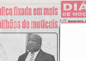 Para 2023: Despesa pública fixada em mais de 472 mil milhões de meticais – 06 de Outubro de 2022 (Diário de Moçambique)