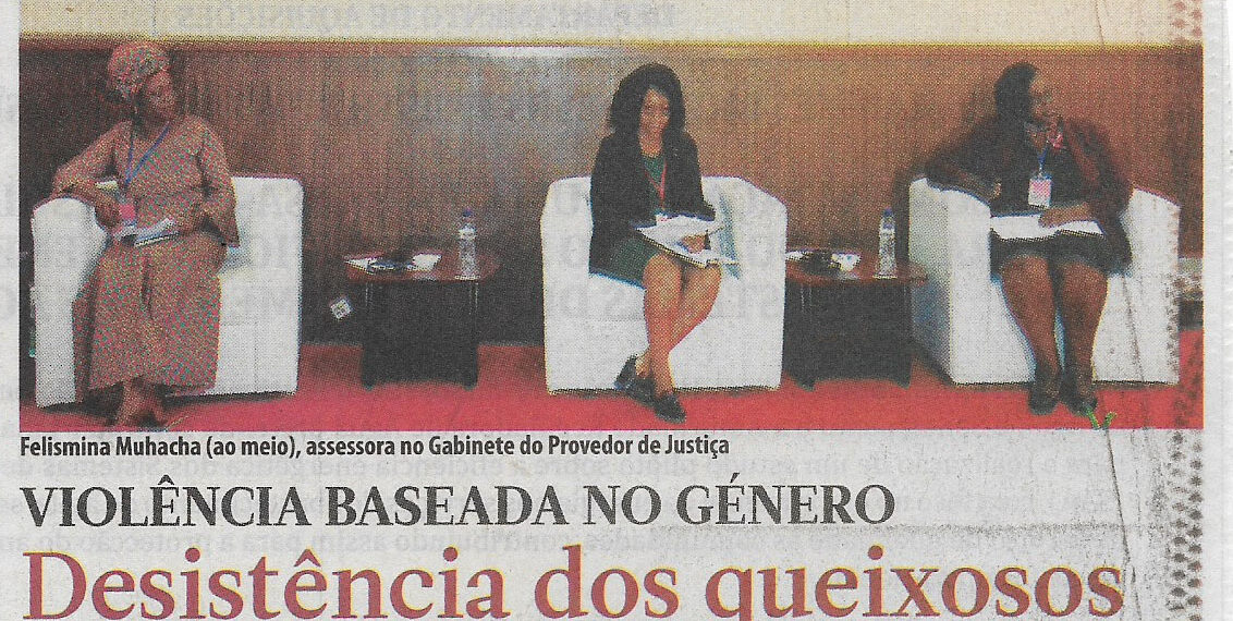 Violência Baseada no Género: Desistência dos queixosos dificulta acções de combate – 06 de Dezembro de 2022 (Jornal Notícias)
