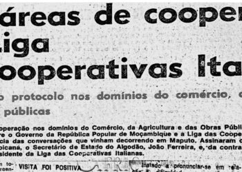 Mais áreas de cooperação com Liga das Cooperativas Italianas: Assinado protocolo nos domínios do comércio, agricultura e obras públicas – 09 de Fevereiro de 1983 (Notícias)