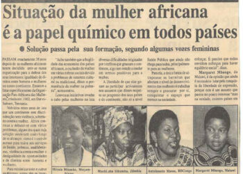 Situação da mulher africana é a papel químico em todos países – 12 de Agosto de 2000 (Notícias)