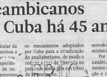 Primeiros moçambicanos estudaram em Cuba há 45 anos – 10 de Outubro de 2022 (Notícias)