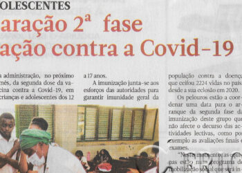 Crianças e adolescentes: Em preparação 2ª fase da vacinação contra a Covid-19 – 28 de Outubro de 2022 (Notícias)
