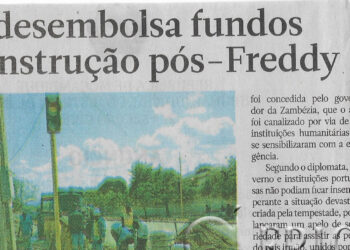 Portugal desembolsa fundos para reconstrução pós-Freddy – 30 de Junho de 2023 (Notícias)