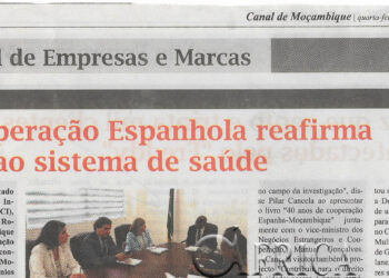 A Cooperação Espanhola reafirma apoio ao sistema de saúde – 08 de Março de 2023 (Canal de Moçambique)