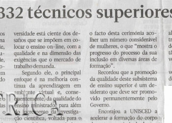 UNISCED gradua 332 técnicos superiores – 05 de Outubro de 2022 (Notícias)