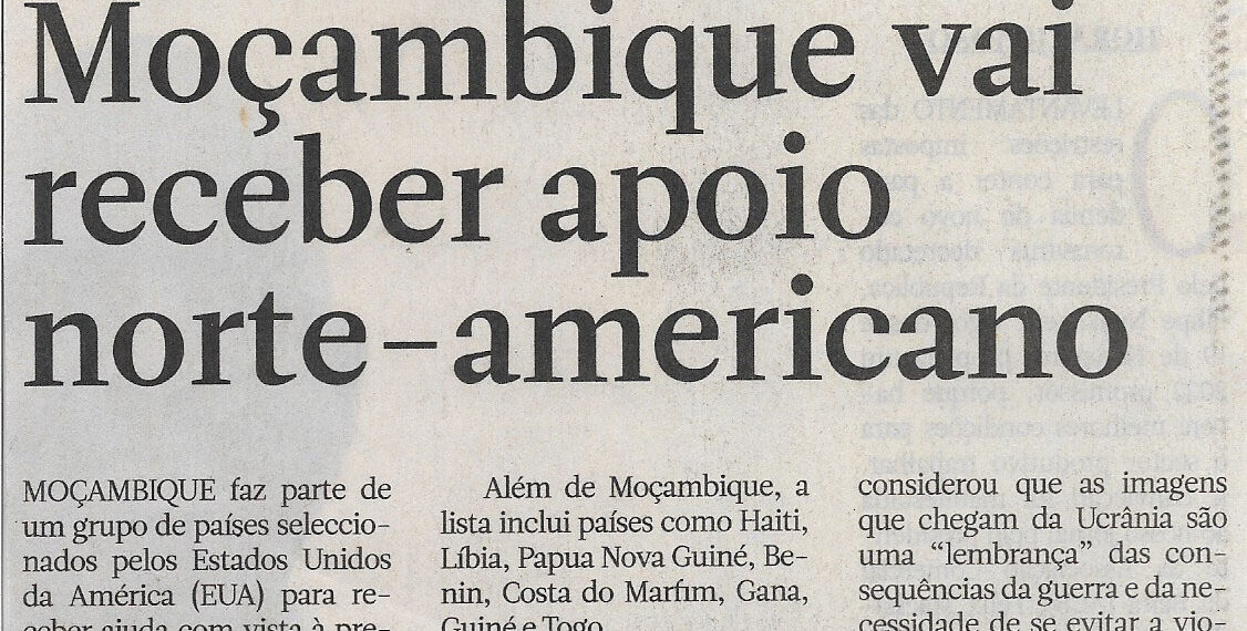 Considera Governador do Banco de Moçambique (BM): Acordo com Fundo Monetário Internacional (FMI) restaura a cidadania financeira – 02 de Abril de 2022 (Notícias)