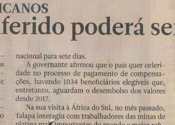 À Mineiros moçambicanos: Pagamento diferido poderá ser mais célere – 02 de Abril de 2022 (Notícias)